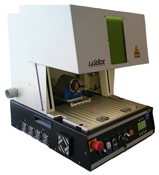 LaseBox now available with rotation axis